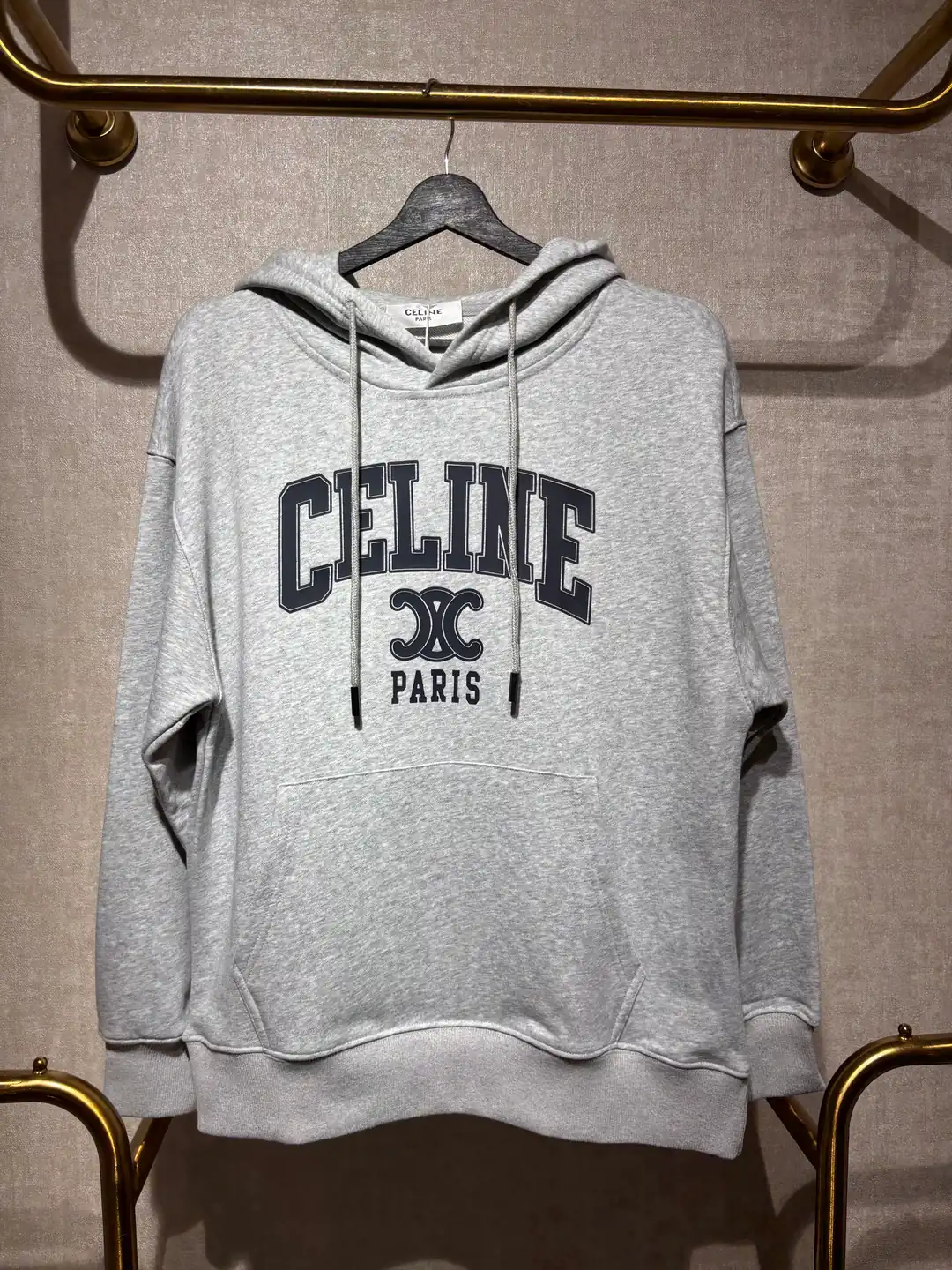 Celine Gri Oversize Sweatshirt