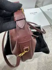 Celine Teen Lulu Bordo Kadın Deri Çanta 3