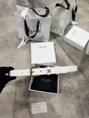 Celine Vivienne Siyah 25mm Kadın Kemer 1