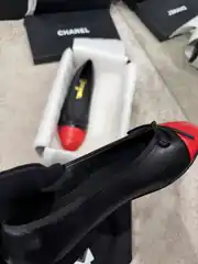 Chanel Siyah Deri Kadın Babet 3