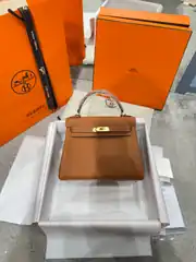 Hermes Kelly 28 Kadın Taba Deri Çanta 1