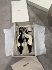 YSL Babylone Kadın Deri Topuklu Ayakkabı 1