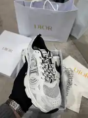 Dior Chrono  Beyaz Kadın Deri Sneaker 4