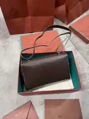 Loro Piana Extra Bag L27 Acı Kahve Kadın Deri Çanta 4