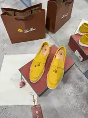 Loro Piana Summer Charms Walk Kadın Deri Loafer 1