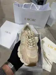 Dior Chrono Bej Kadın Deri Sneaker 3