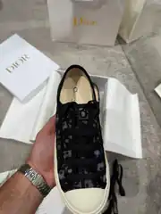  Dior Walk'n'Dior Gri Kadın Kanvas Sneaker 3