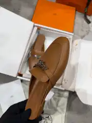 Hermes Oz Mule Kadın Deri Terlik 3