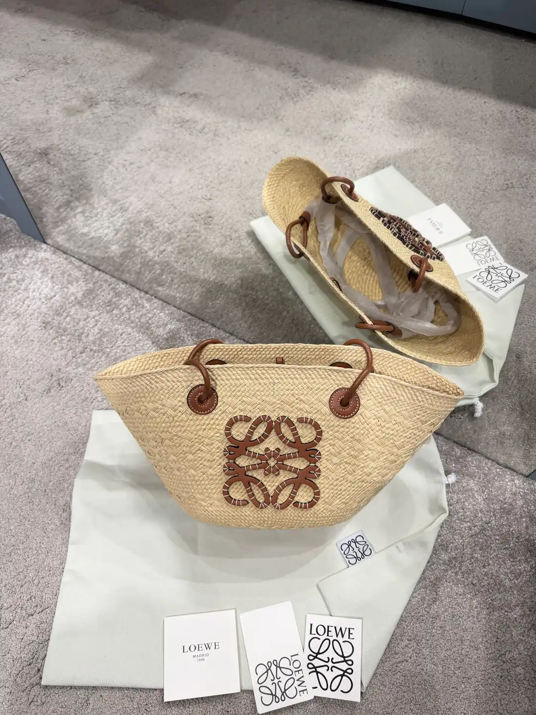 Loewe Small Hasır Sepet Kadın Çanta