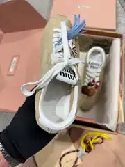 Miu Miu Plume Süet Kadın Sneaker 4
