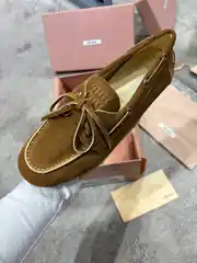 Miu Miu Kadın Süet Loafer 4