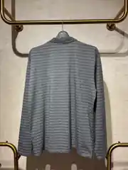 Miu Miu Gri Polo Yaka Oversize Tişört 3