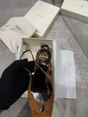 Ysl Babylone Breteuil Kahve Kadın Süet Deri Topuklu 4