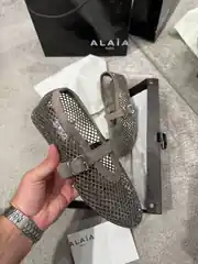 Alaia Mary Jane Vizon Süet Kadın Babet 4