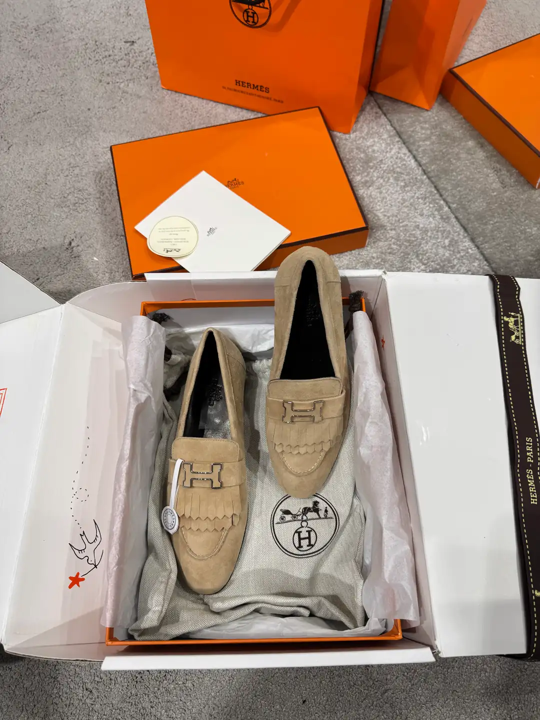 Hermes Royal Süet Kadın Loafer