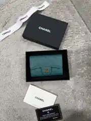 Chanel Yeşil Kadın Deri Cüzdan 1
