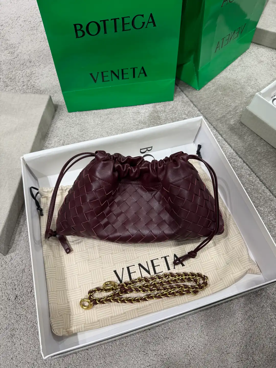 Bottega Veneta Dustbag Notte Bordo Kadın Deri Çanta