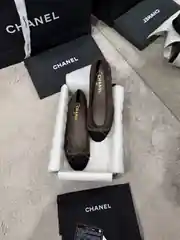 Chanel Acı Kahve Süet Kadın Babet 1