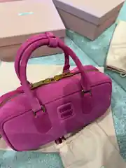 Miu Miu Arcadie Kadın Süet Çanta 2