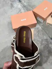 Miu Miu Örme Kadın Terlik 3