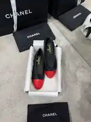 Chanel Siyah Deri Kadın Babet 1