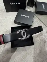 Chanel Siyah Kadın Deri Kemer 2