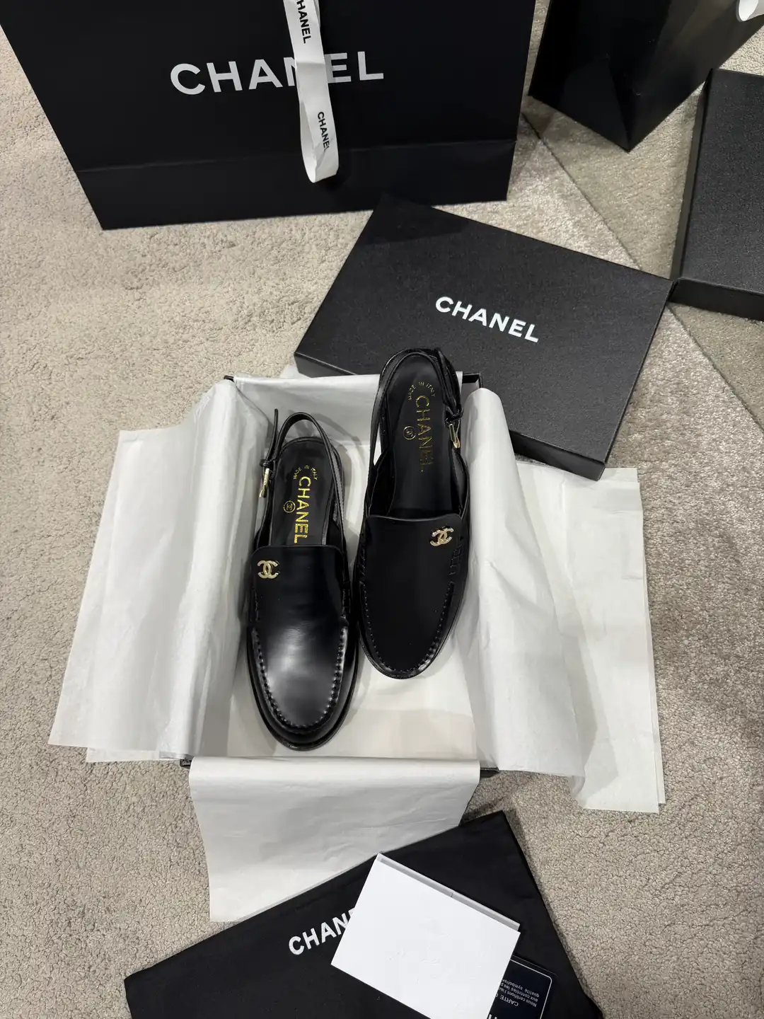 Chanel Slingback Deri Kadın Loafer