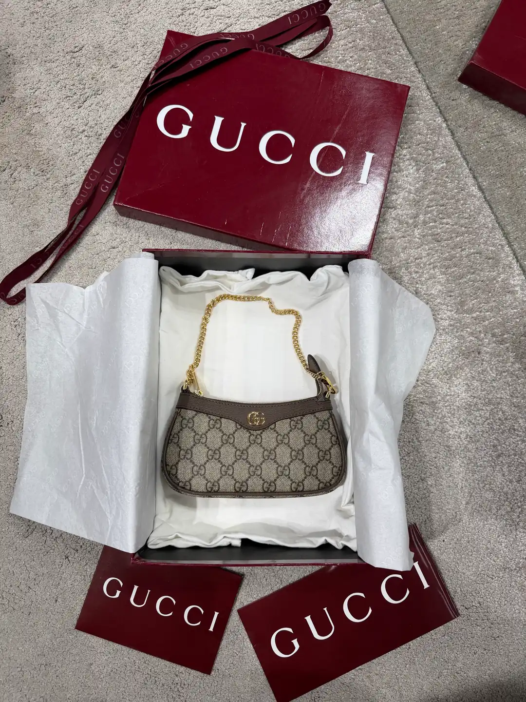 Gucci Ophidia Mini Kadın Deri Çanta