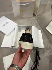  Dior Walk'n'Dior Gri Kadın Kanvas Sneaker 4