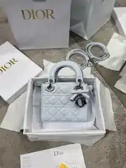 Dior Gri Mini Layd Kadın Deri Çanta  1