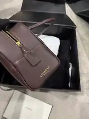 Chanel Acı Kahve Large Bowling Kadın Deri Çanta 3