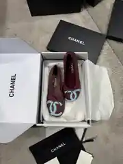 Chanel Coco Beach Bordo Kadın Deri Babet 1