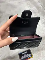 Chanel Siyah Kadın Deri Cüzdan 2