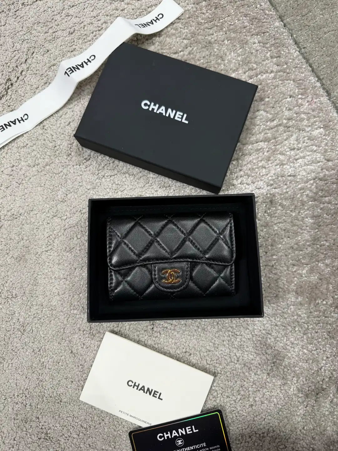 Chanel Siyah Kadın Deri Cüzdan