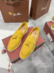 Loro Piana Summer Charms Walk Kadın Deri Loafer 2