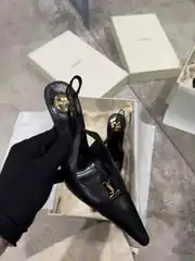 Ysl Babylone Breteuil Siyah Kadın Deri Topuklu  2