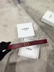 Loewe Tokalı Bordo Kadın Kemer 1