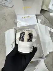 Dior Walk'n'Dior Platform Lacivert Kadın Kanvas Sneaker 4
