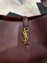 YSL Le 5 à 7 Bea Tote Bordo Kadın Deri Çanta 3