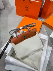 Hermes Herbag Zip Canvas Çanta 5