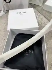 Celine Vivienne Siyah 25mm Kadın Kemer 3