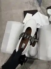 Alaia Kadın Deri Babet 2