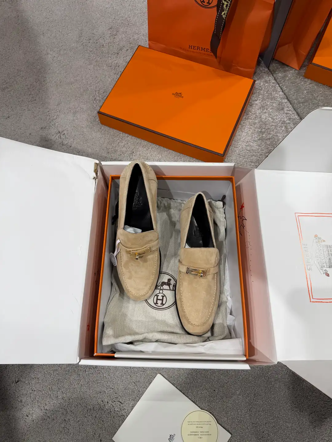 Hermes Destin Kadın Deri Loafer