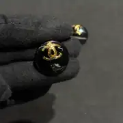 Chanel Black Stone Küpe 2