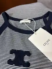 Celine Çizgili Kadın Atlet 2