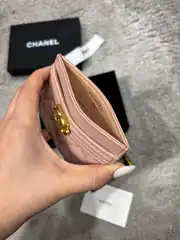 Chanel Pembe Deri Kartlık 2